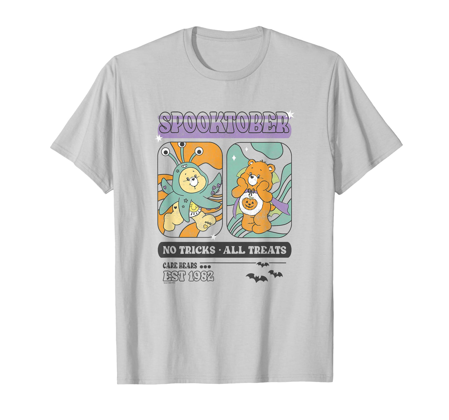 Care Bears Halloween Vintage Spooktober No Tricks All Treats T-Shirt