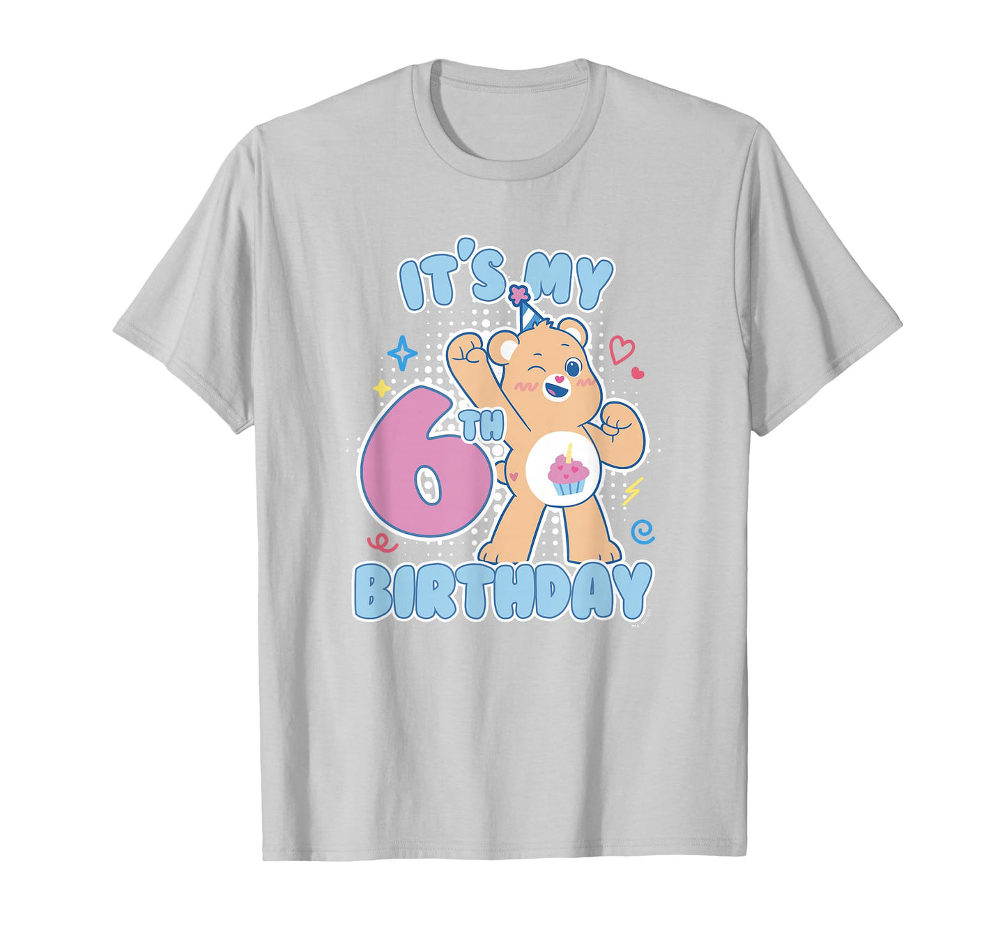 Care Bears Birthday Bear It's My 6th Birthday Celebration T-Shirt