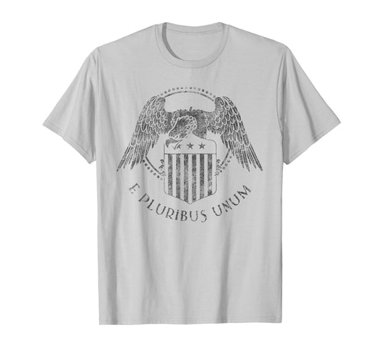 American Patriotic Shirt Eagle Freedom e pluribus unum tee T-Shirt for Women Kids Men