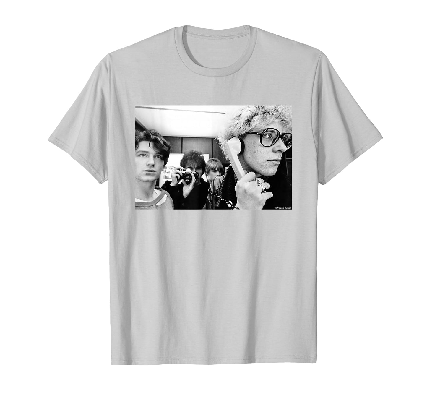 U2 Band Photo 1980 by Virginia Turbett T-Shirt