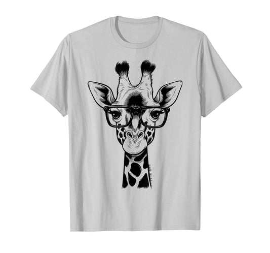 Cute Giraffe Graphic Casual Summer Funny Cool Animal Lover T-Shirt