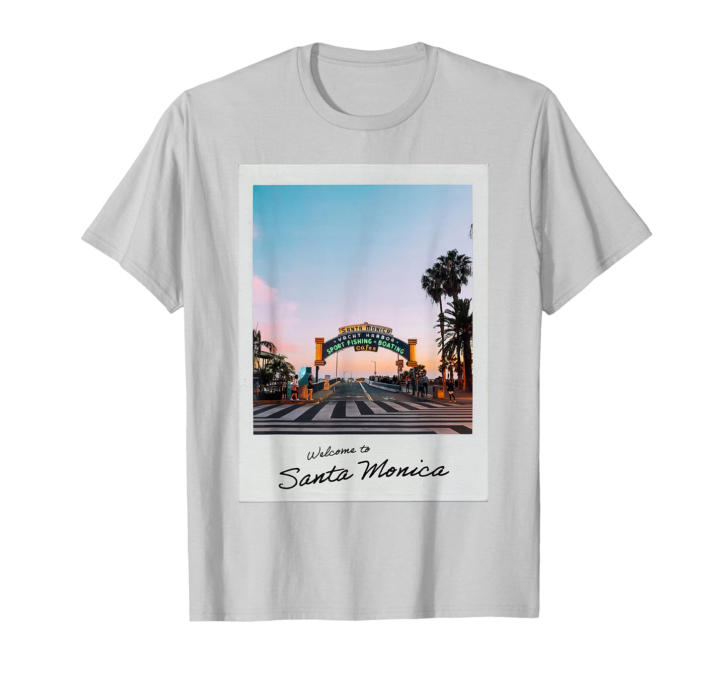Welcome to Santa Monica Pier Aesthetic Instant Camera 35mm T-Shirt