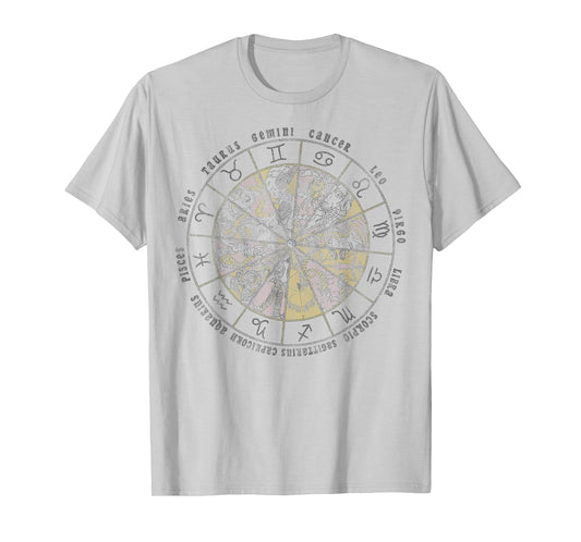 Signs of the Zodiac Circle Chart T-Shirt