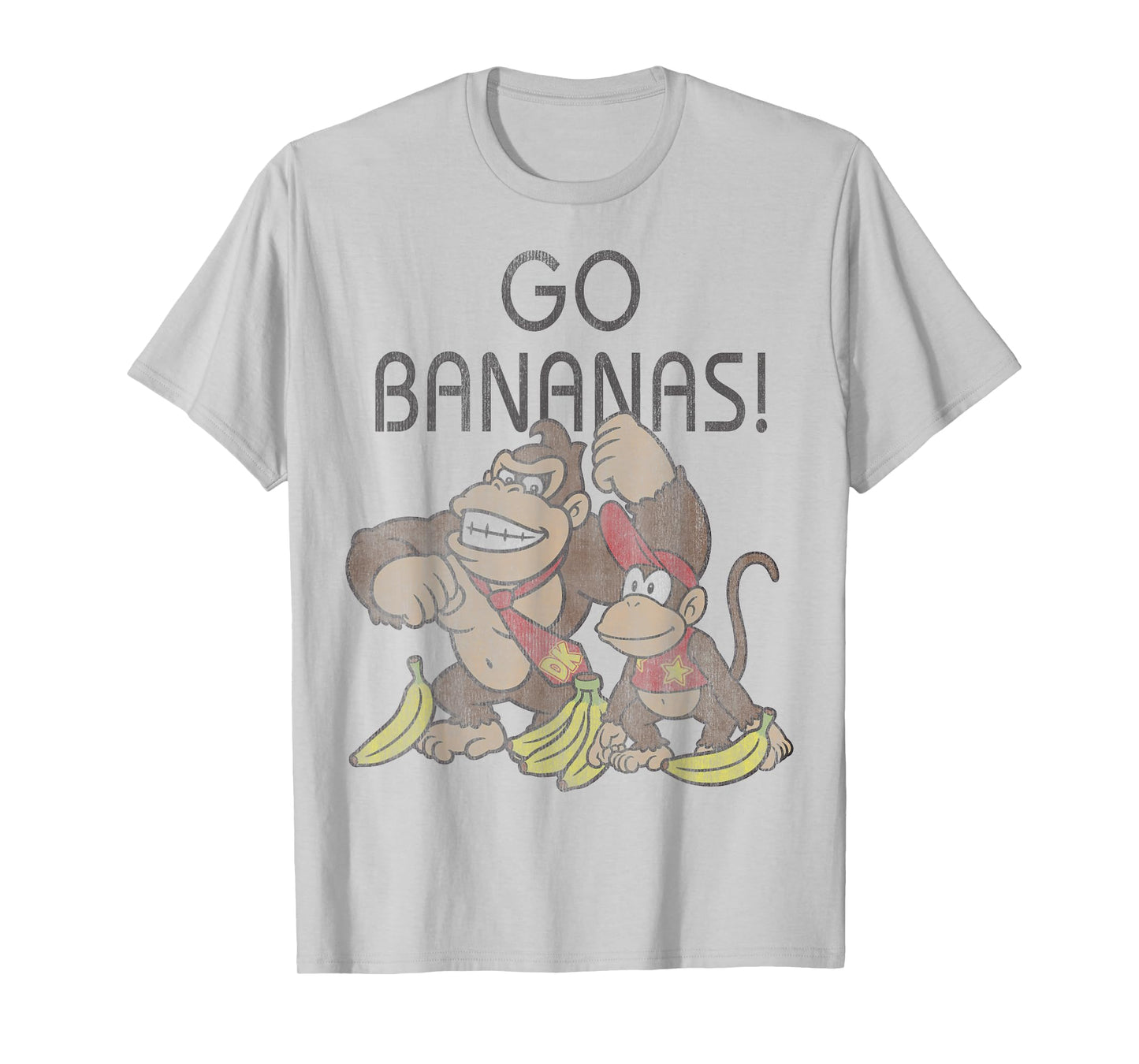 Nintendo Donkey Kong Go Bananas Vintage Graphic T-Shirt T-Shirt