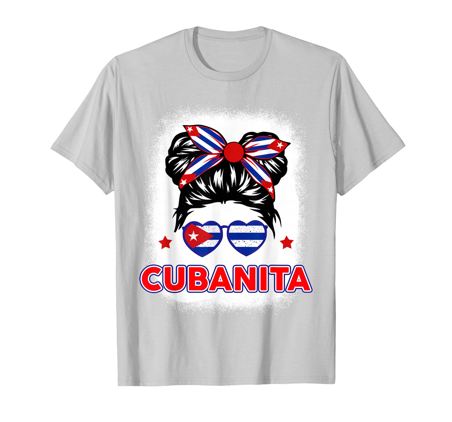 Cubanita Cuba Flag Cuban Girl Hispanic Heritage Kids Women T-Shirt