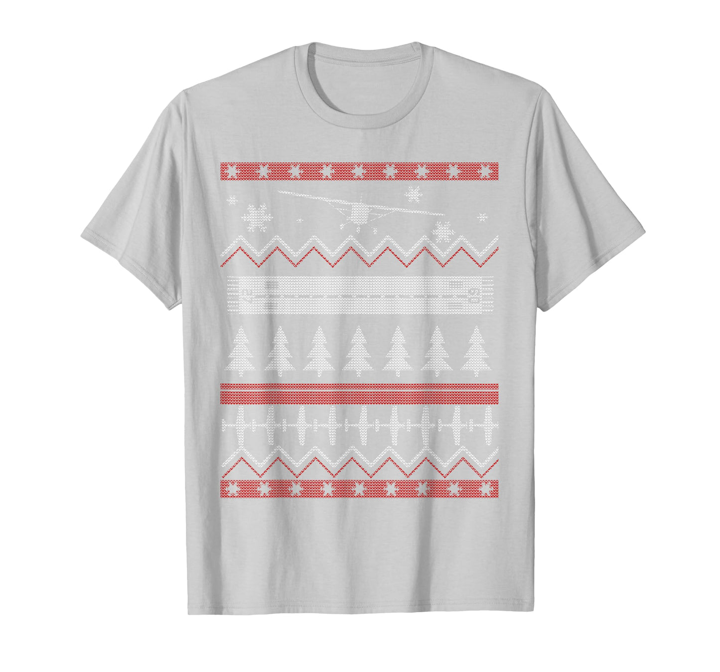A GA Christmas Ugly Christmas "Sweater" Xmas Pilot T-Shirt