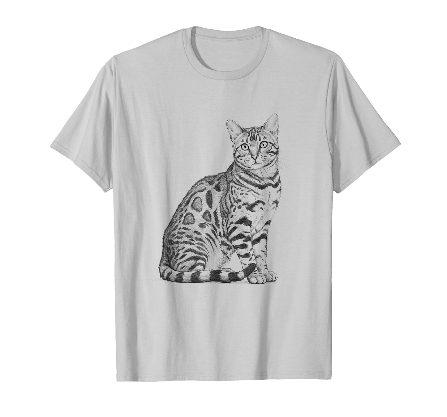 Bengal Cat Design For Women And Men T-Shirt