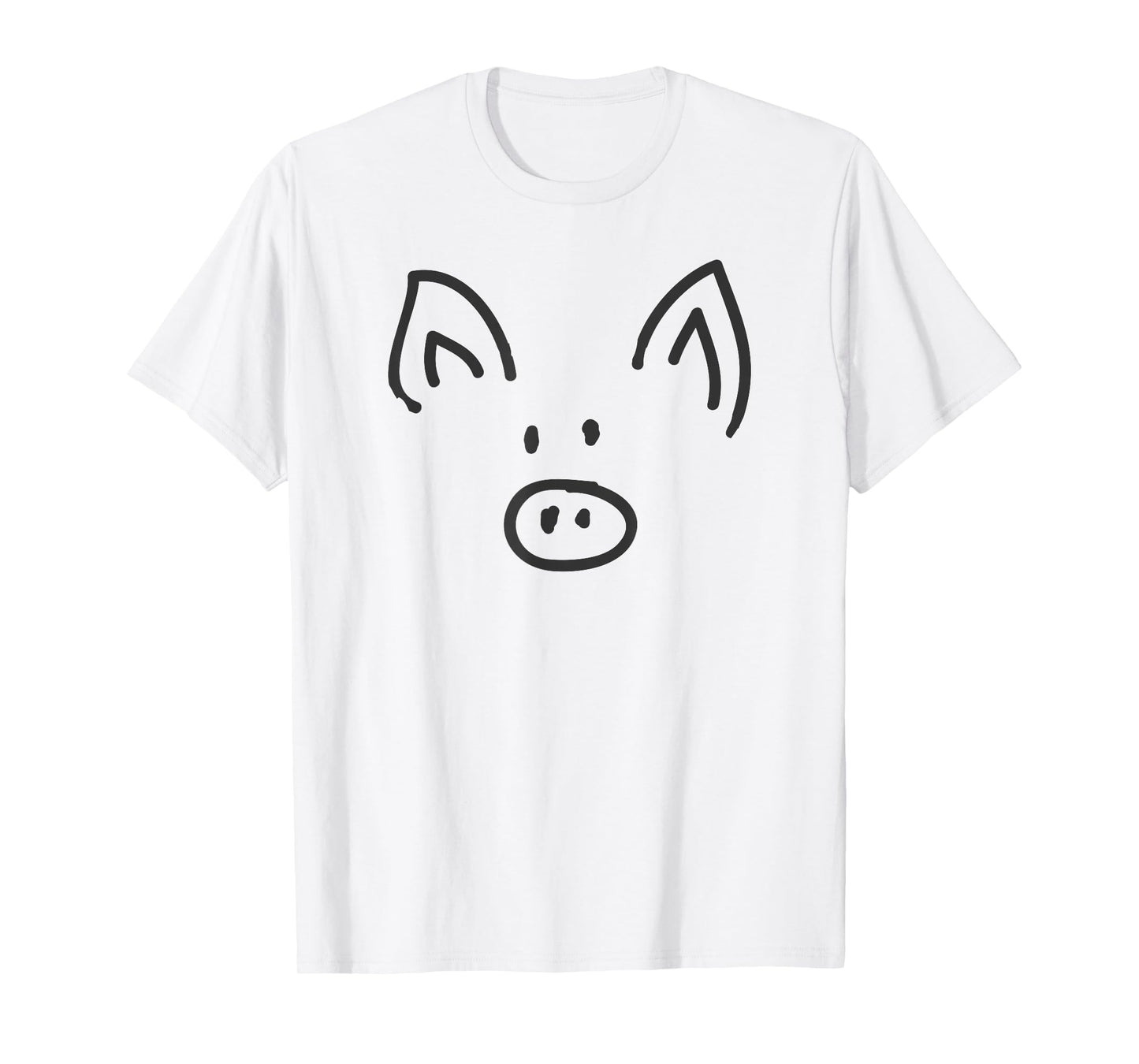 Cute Pig Face and Snout - Pig T-Shirt