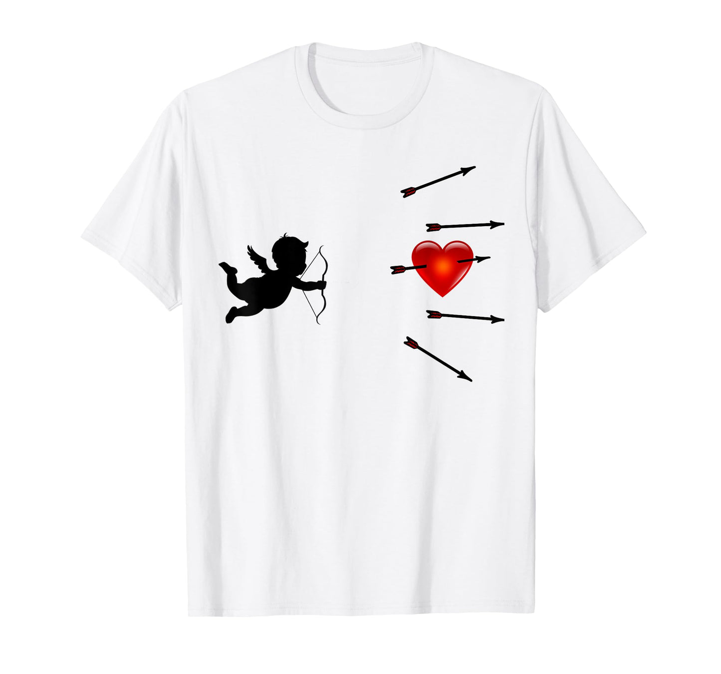 Fun Valentine's Day T-Shirt - Cupid Heart & Arrows Tee Shirt T-Shirt