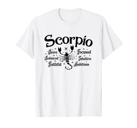 Scorpio Zodiac Sign - Scorpio Zodiac Birthday T-Shirt