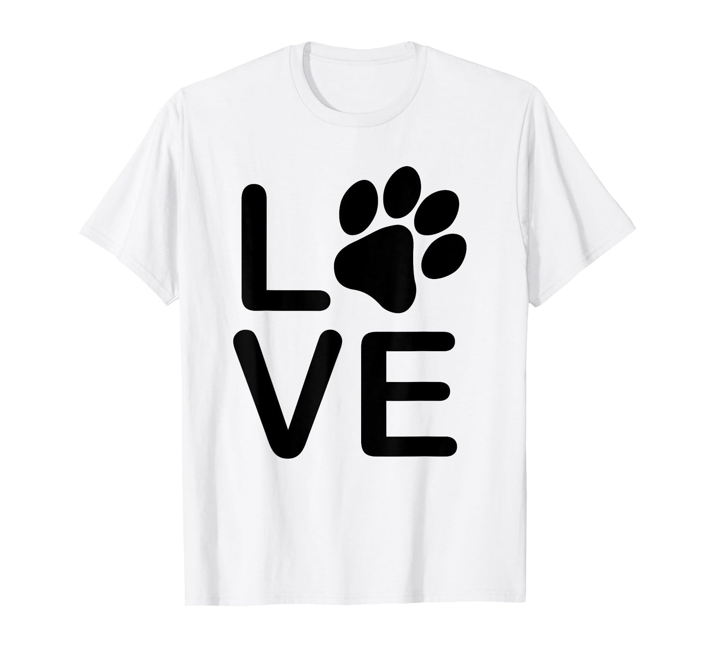 I Love My Dog Tshirt - Womens Girls Guys Paw Print t-shirts. T-Shirt