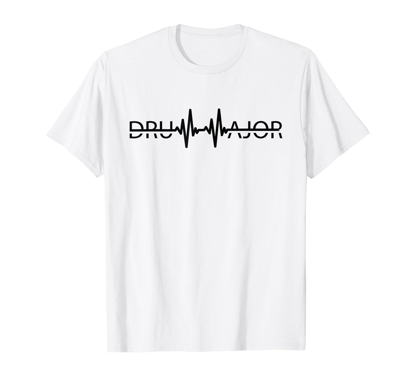 Drum Major Heartbeat Marching Band Season Director T-Shirt