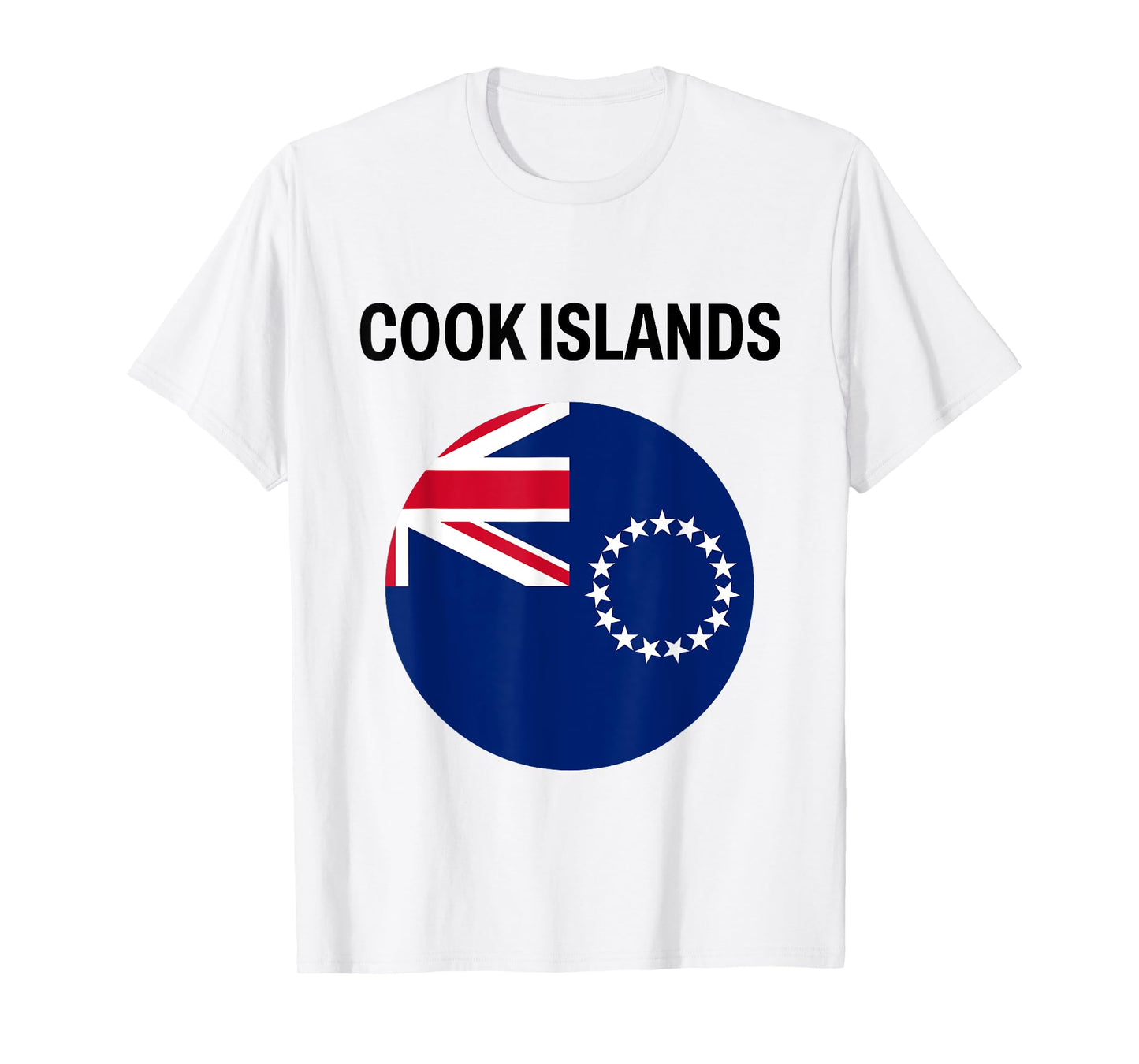 Cook Islands Flag Modern T-Shirt