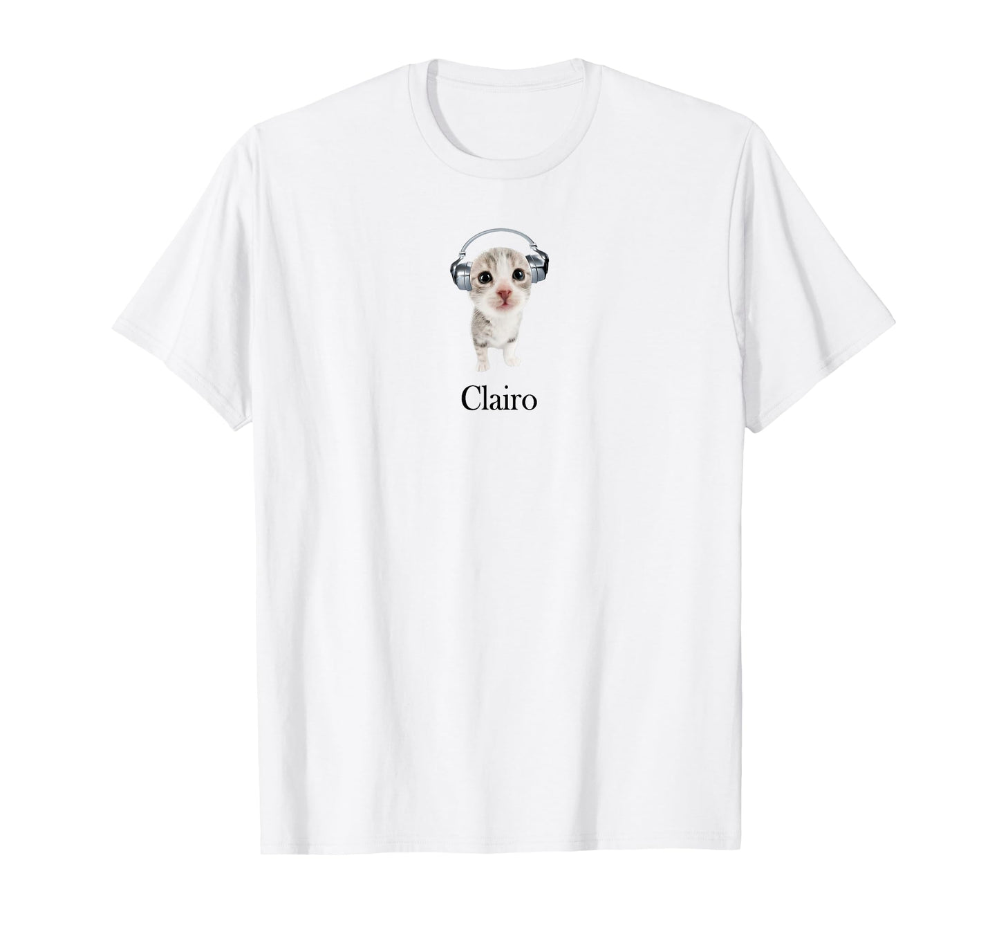 Cat Pulp head cute y2k sad girl T-Shirt