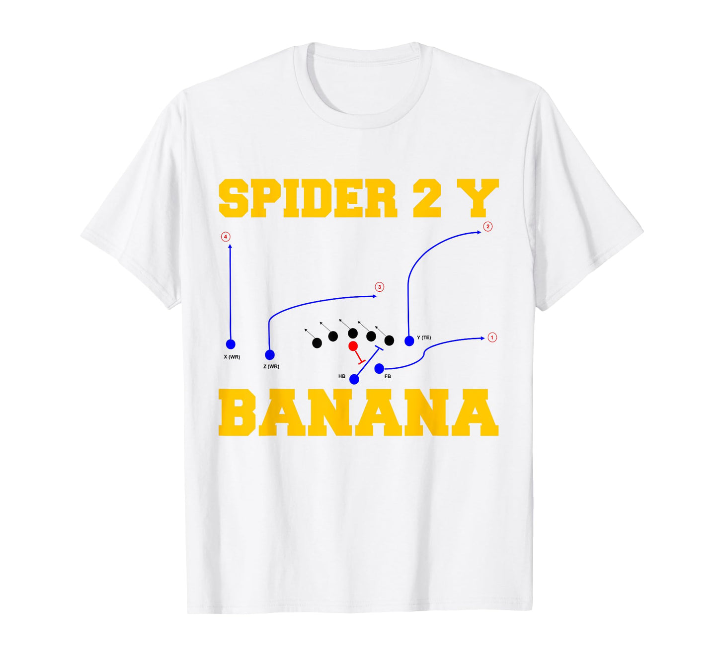 Spider 2 Y Banana Football Lovers T-Shirt