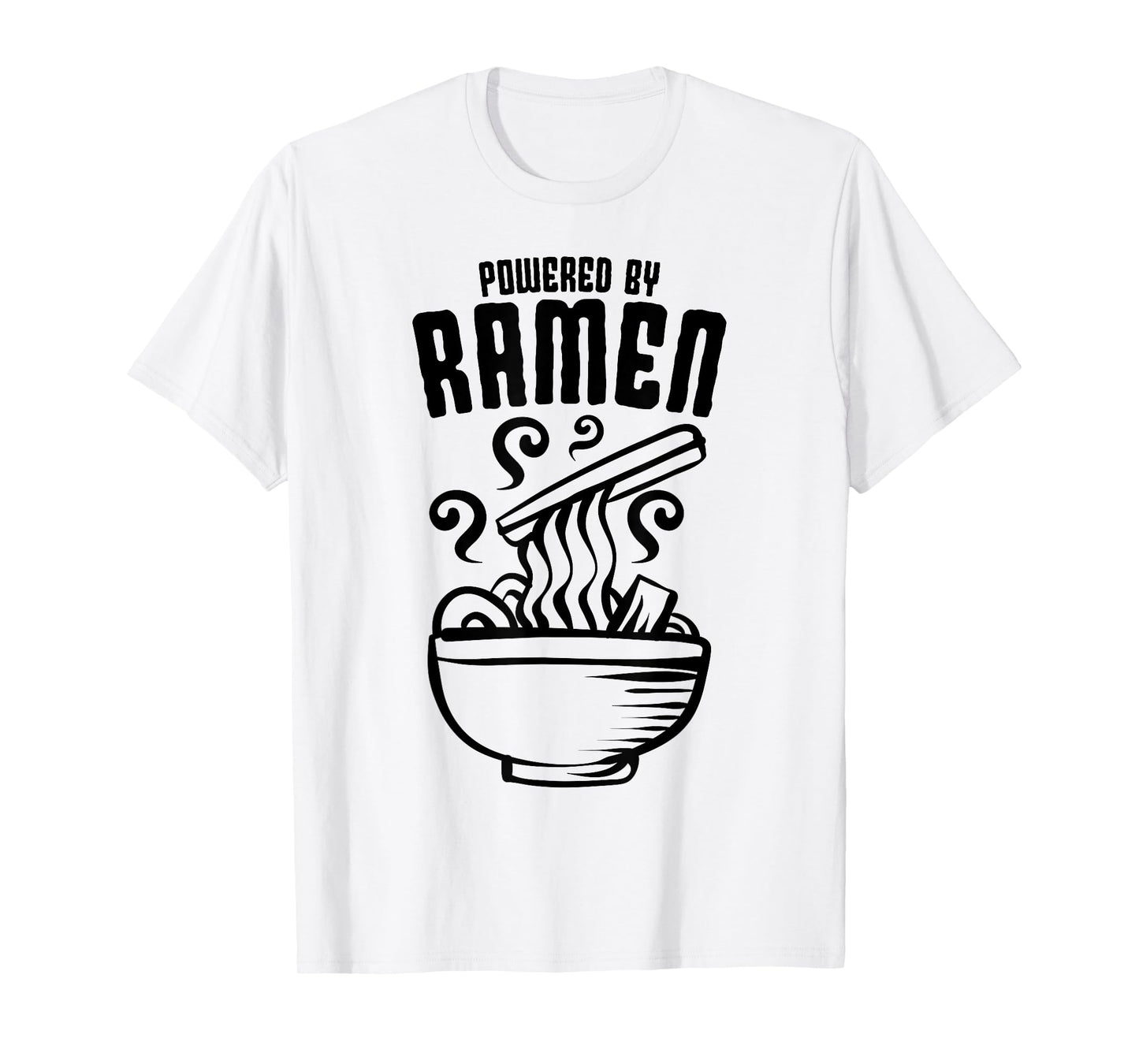 Powered By Ramen Japanese Love Anime Noodles T-Shirt