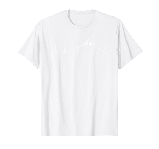 The Mountains are calling and I must go heart beat tshirt T-Shirt