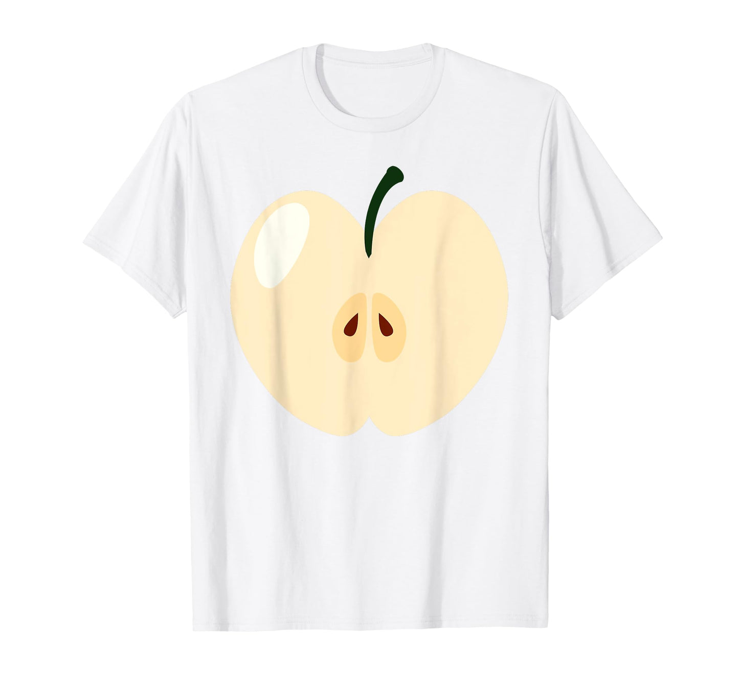 Green Apple Easy Funny Matching Halloween Costume Men Women T-Shirt