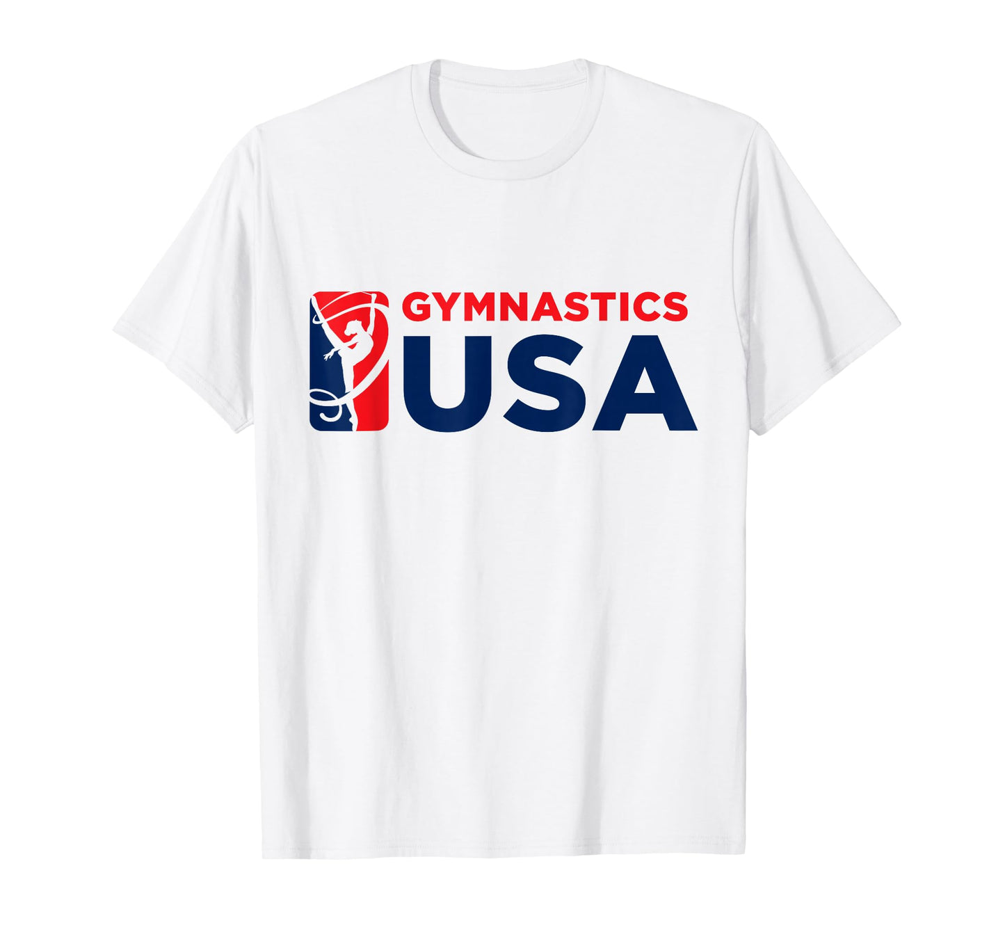 Gymnastics USA Support The Team Tshirt USA Flag T-Shirt