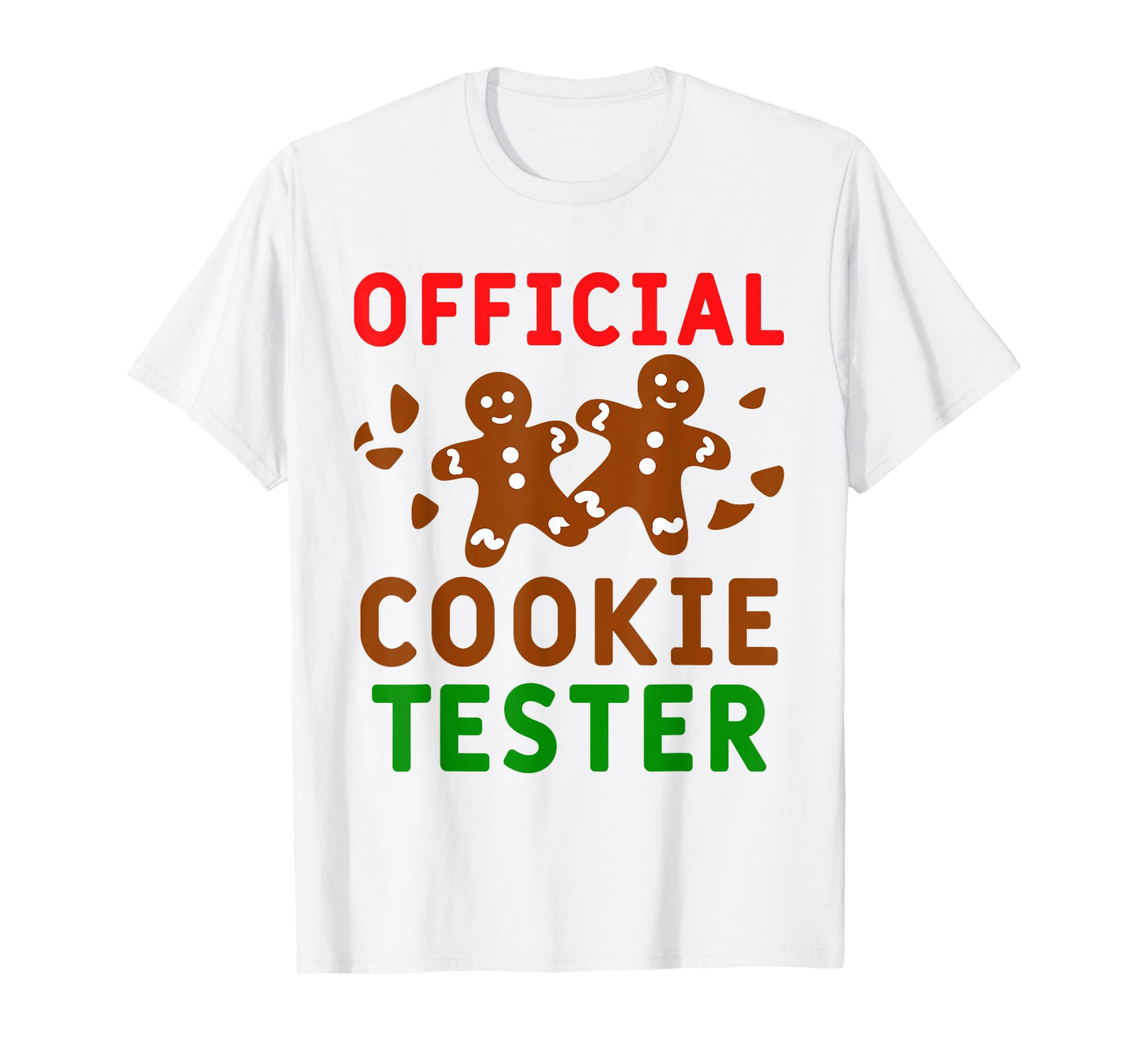 Official Cookie Tester Funny Family Christmas Pajamas T-Shirt