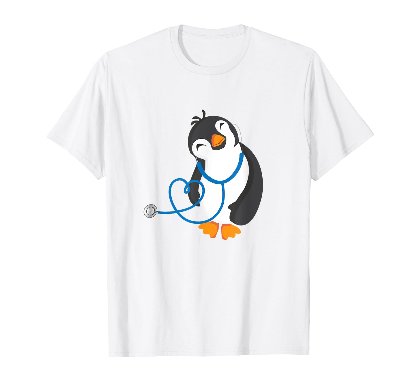 Cute Penguin Pediatrics Medical Nurse Doctor Tshirt T-shirt T-Shirt