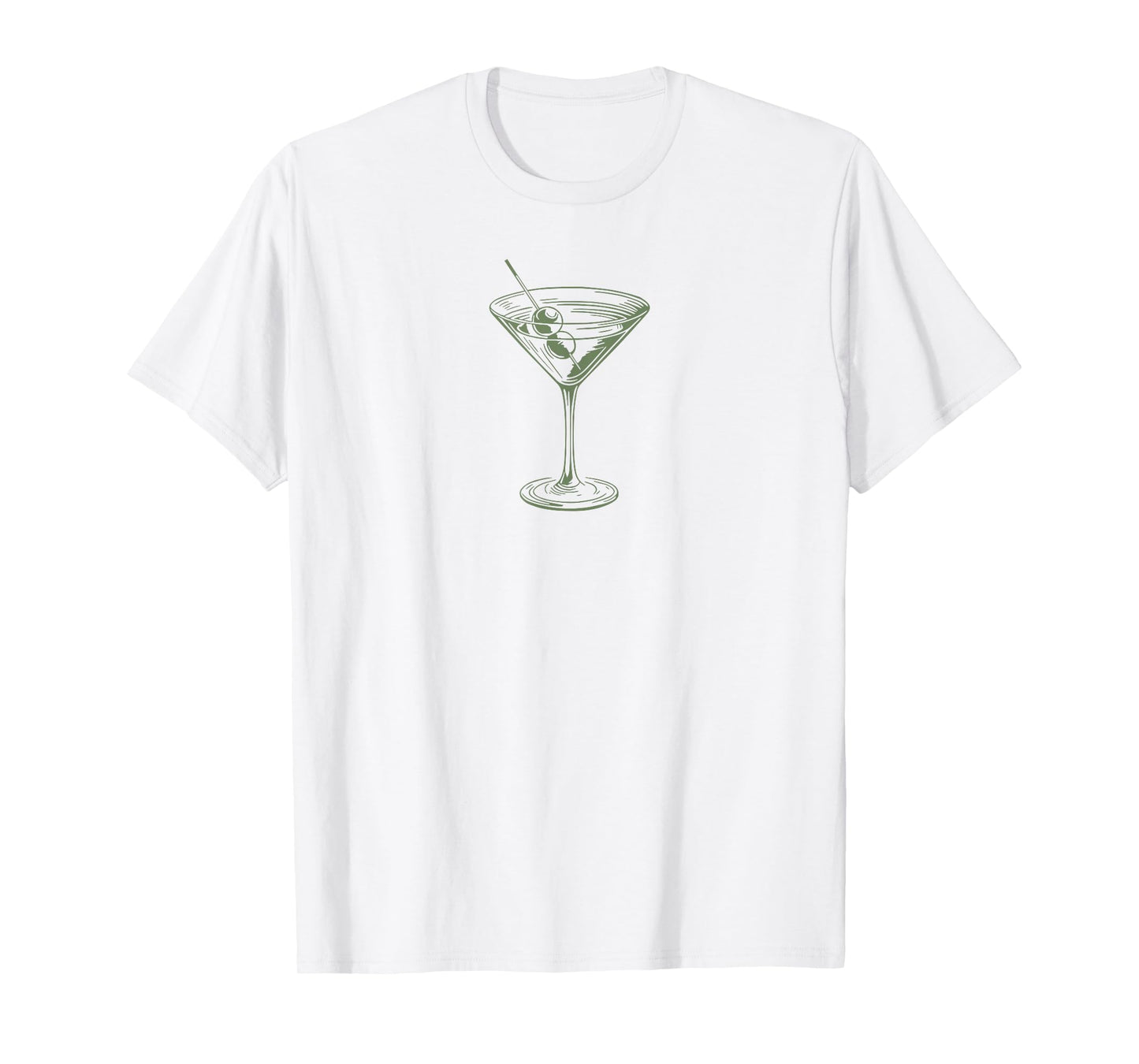 Retro Funny Martini Cocktail Graphic for Cocktail Lover T-Shirt