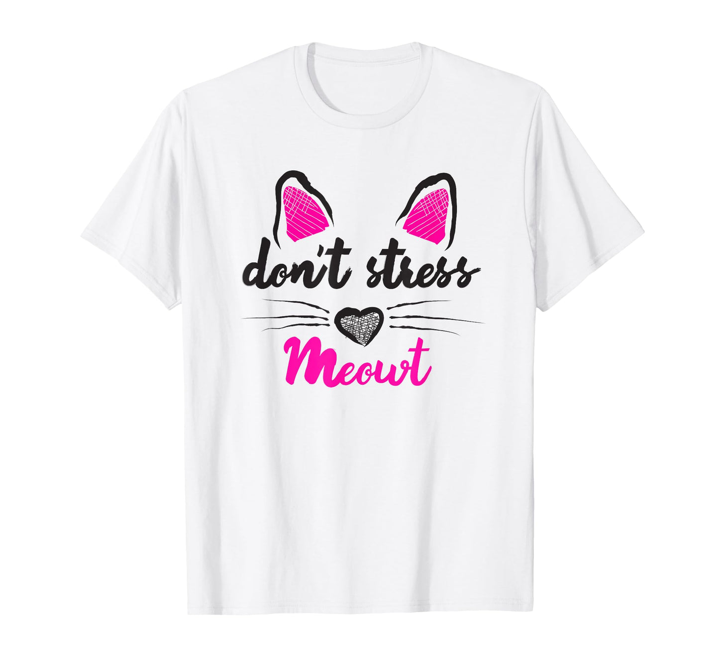 Funny Dont Stress Me Meowt Cat Pun T-Shirt