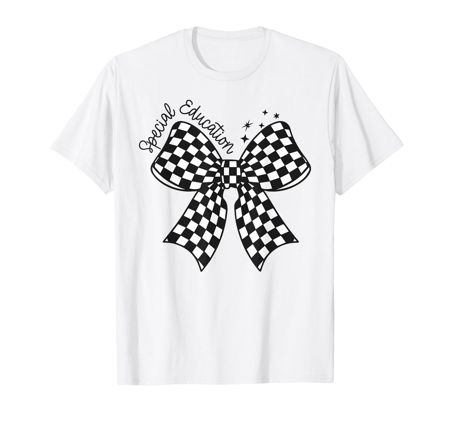 Retro Special Education Squad Coquette Bow SPED Teacher T-Shirt