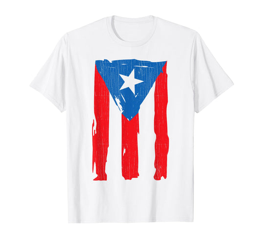 Puerto Rico Flag Hispanic Heritage Month Boricua Rican Retro T-Shirt