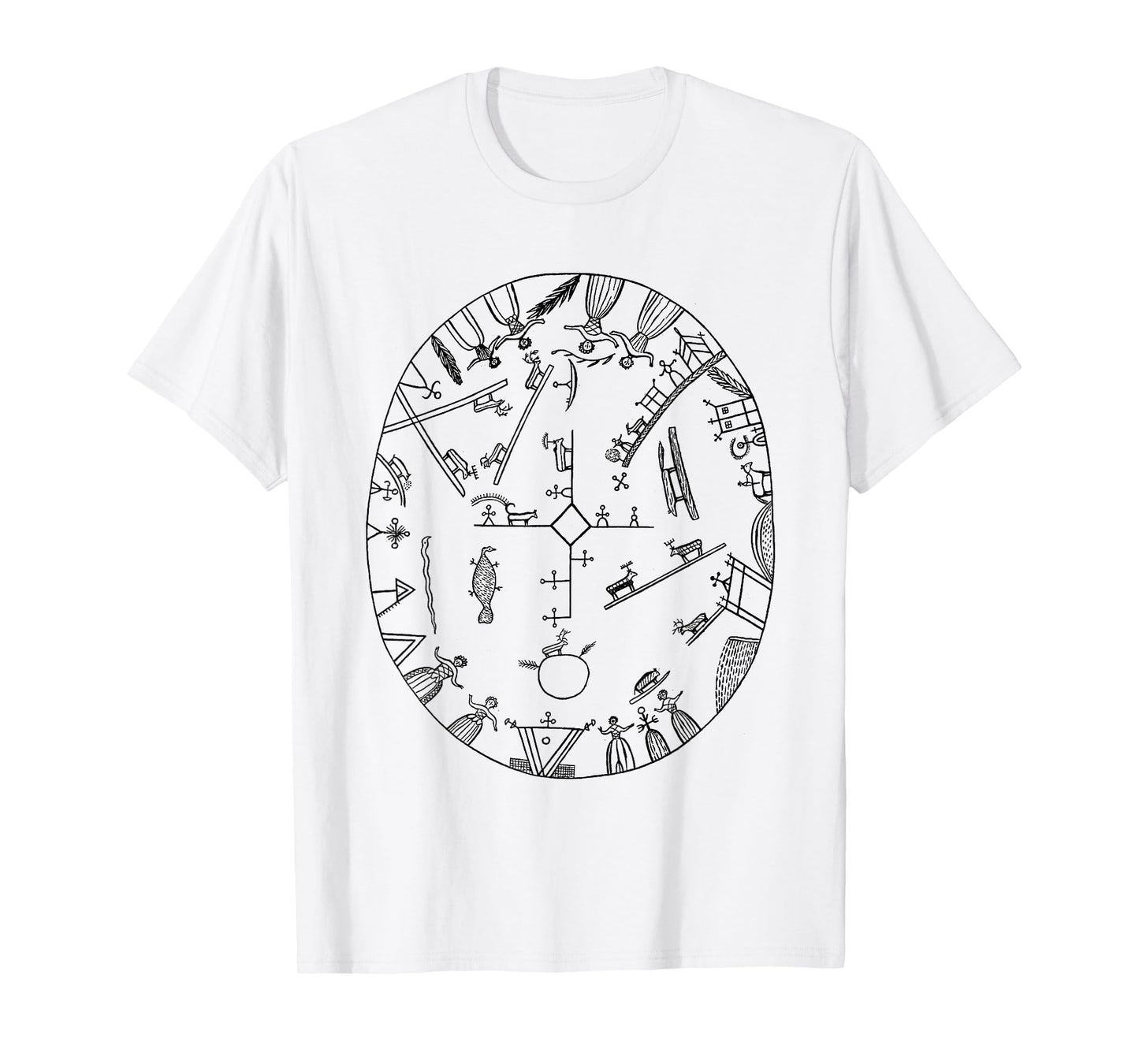 Sami T-Shirt Saami Sapmi Lapp Laplander Scandinavia Nordic T-Shirt
