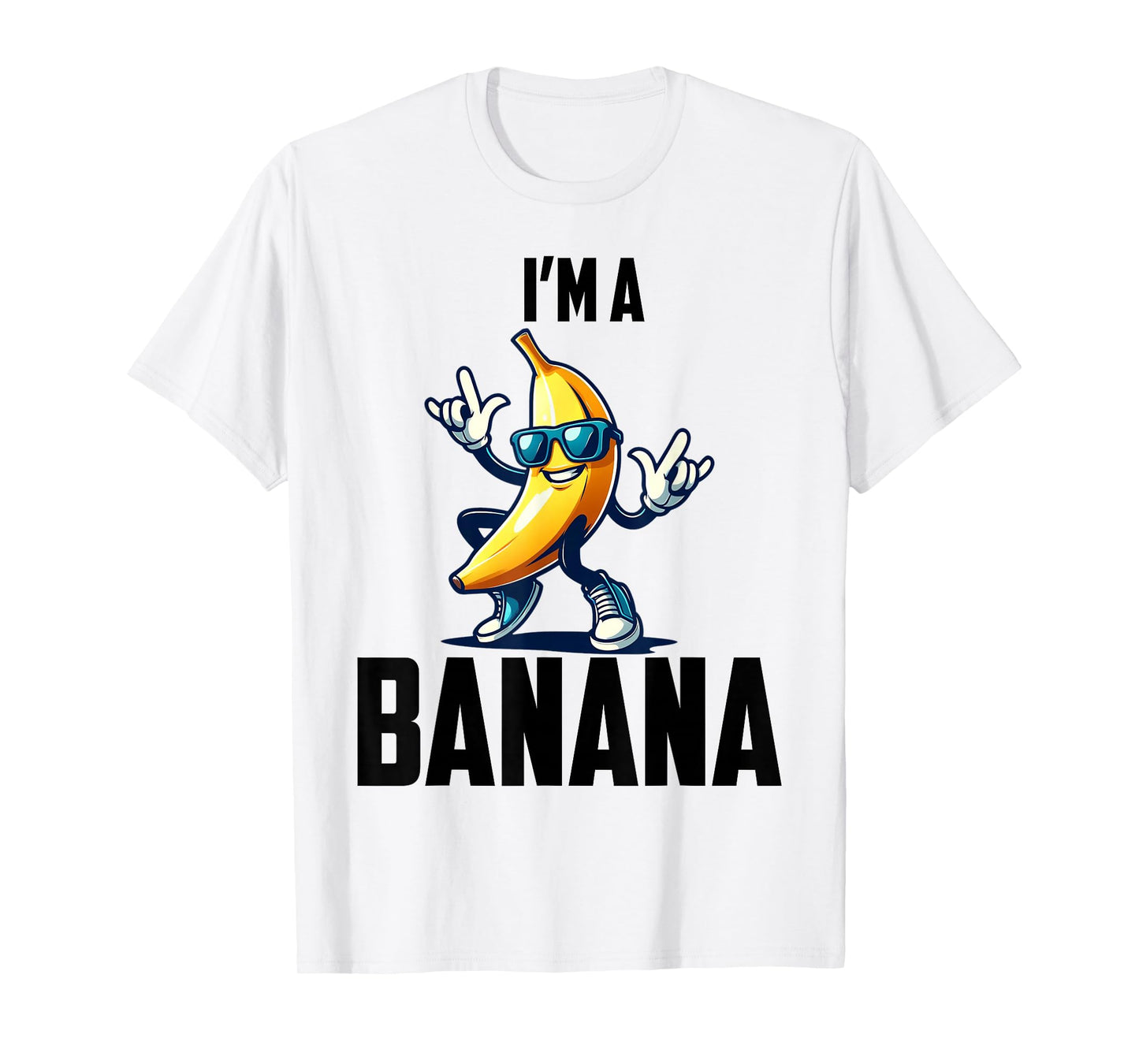 I'm A Banana Shirt Cute Funny Banana Costume Men Women Kids T-Shirt
