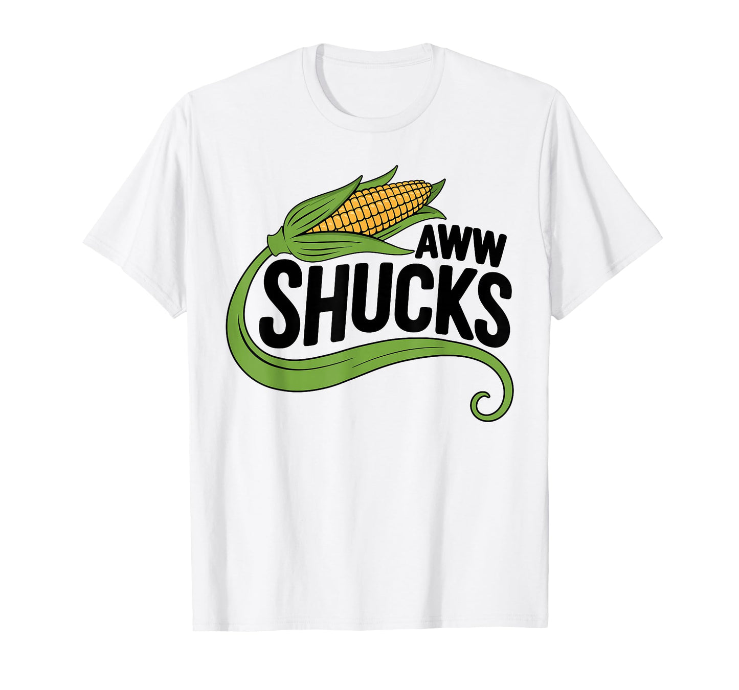 Aww Shucks Funny Corn Pun Corn On The Cob T-Shirt