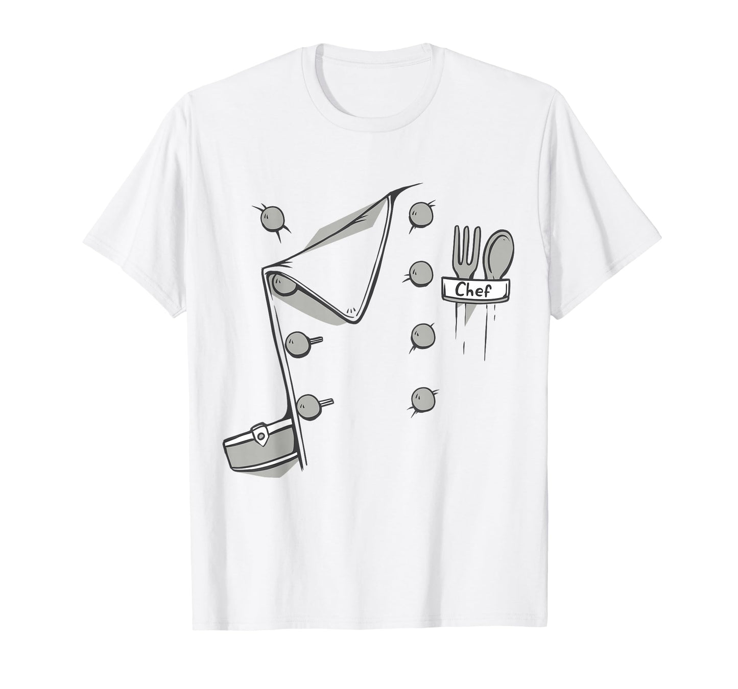 Chef Jacket Chef Costume Cook Cooking Funny Chef Gift T-Shirt