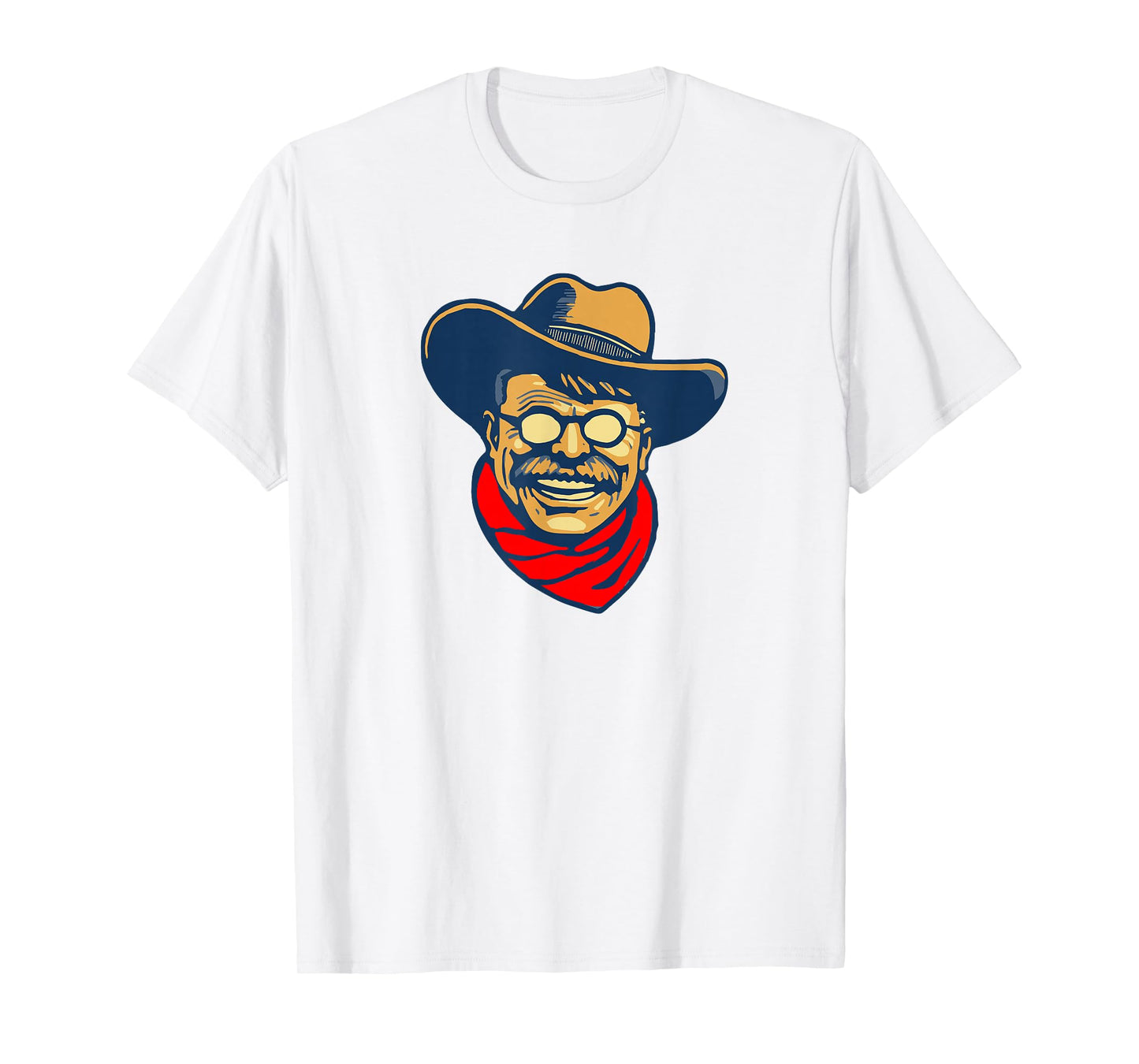 Teddy Roosevelt Rough Rider American National Parks Retro T-Shirt