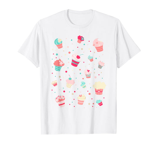 Cute Cupcakes Shirt - Cupcake Birthday Party Baking Baker T-Shirt