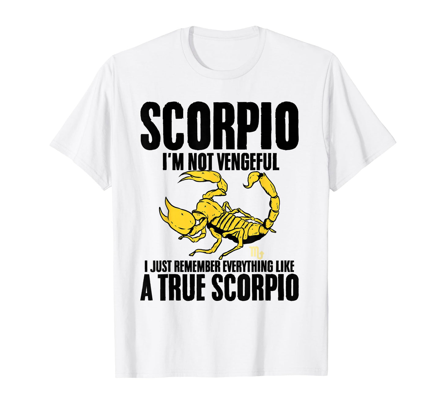 Scorpio Horoscope Definition Zodiac Sign for Astrologers T-Shirt
