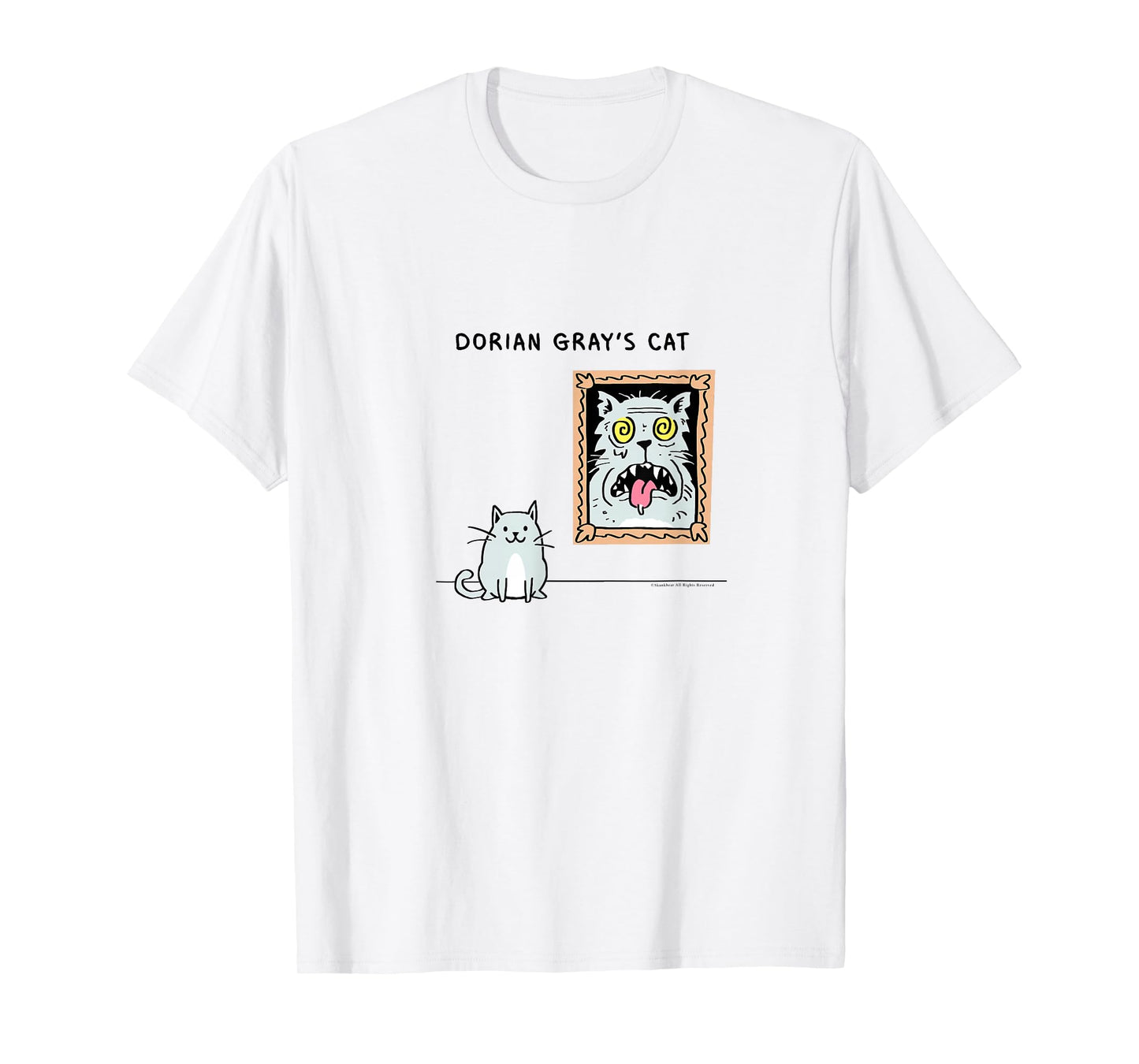 Dorian Gray's Cat teeshirt from Skunkbear T-Shirt
