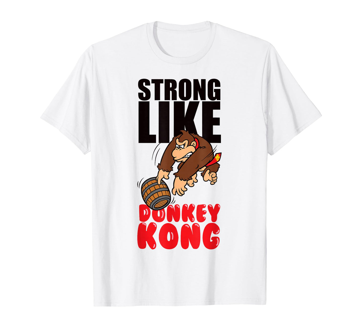 Nintendo Strong Like Donkey Kong Barrel Throw T-Shirt