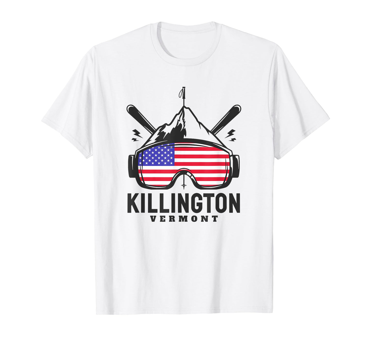 Killington Vermont Ski Retro Skiing T-Shirt