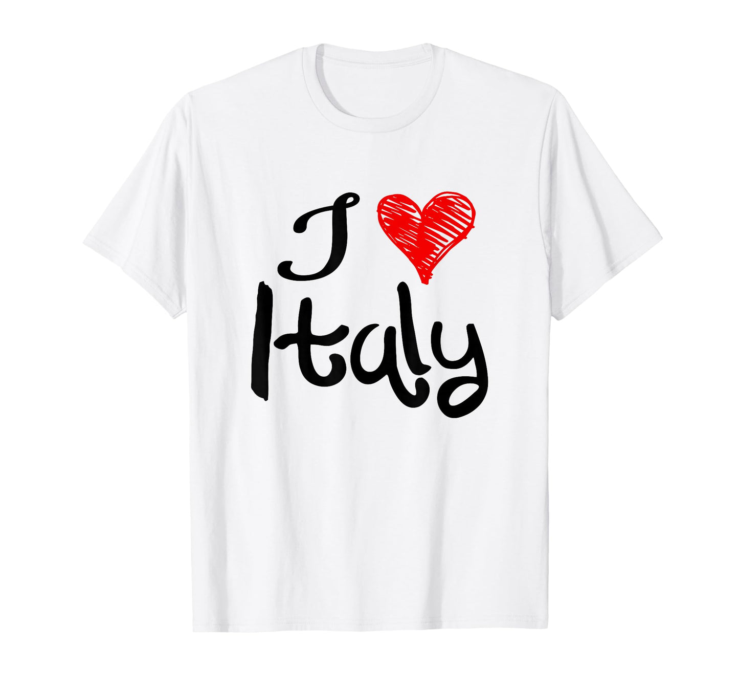 Italy lover present Italy heart mens women kids I love T-Shirt