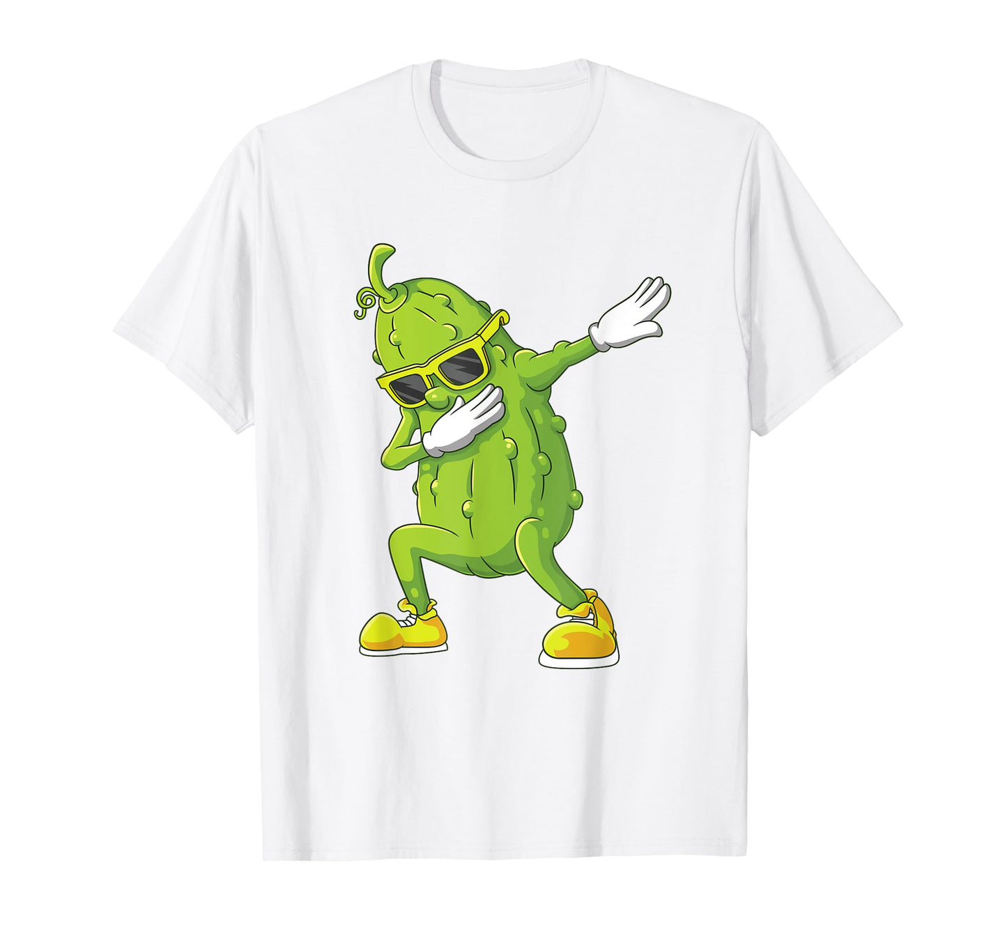 Dab Halloween Pickle Dabbing Dancing Cucumber Costume Party T-Shirt