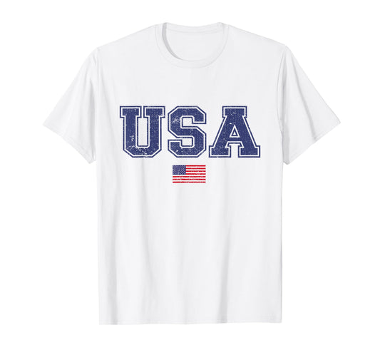 USA Patriotic American Flag Day 4th of July T-Shirt