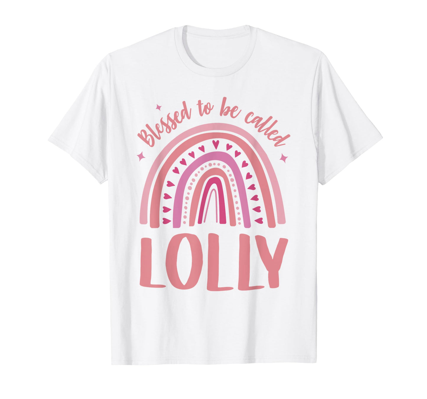 Lolly Tshirts for Women Grandma Blessed to be called Lolly T-Shirt