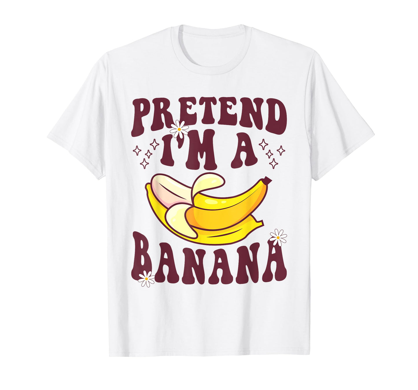 Lazy Halloween Costume Funny Pretend I'm A Banana T-Shirt