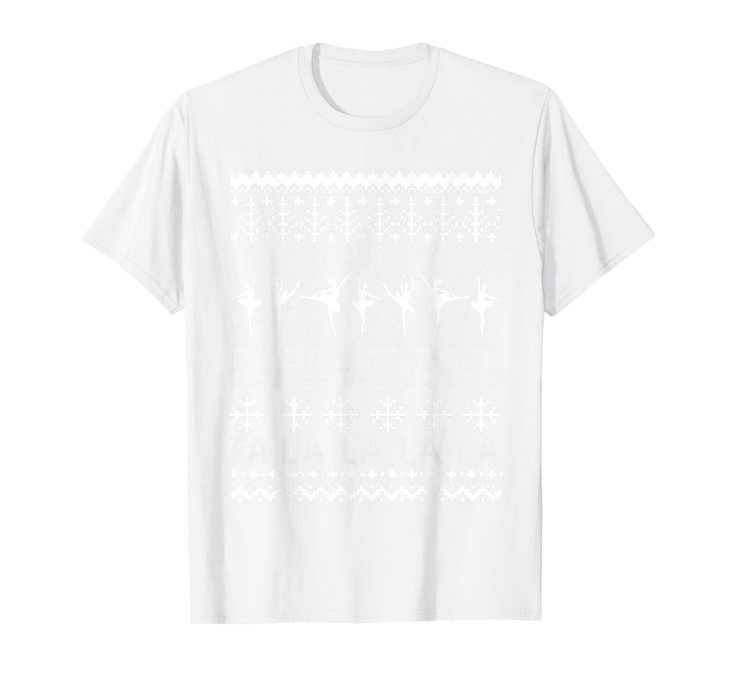 Christmas Ballet Dance Ugly Sweater Shirt T-Shirt