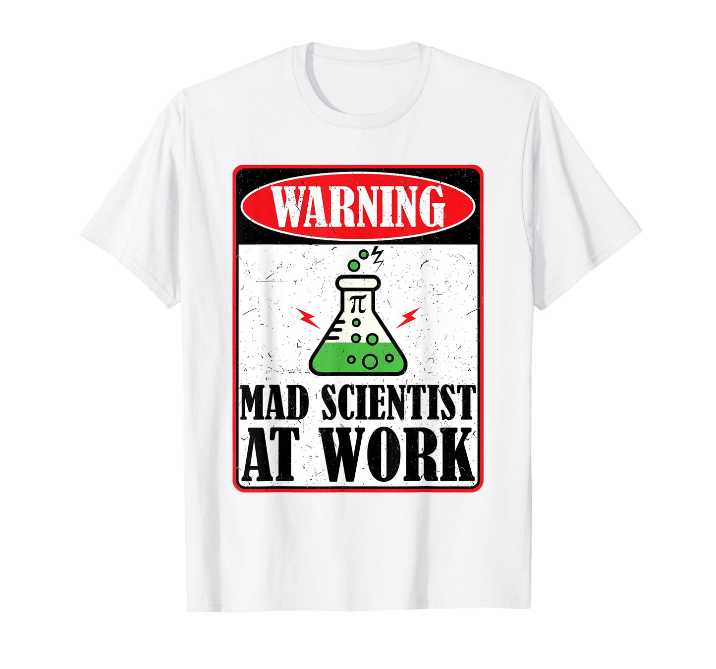 Funny Mad Scientist Costume Science Chemistry Kids Boy Adult T-Shirt
