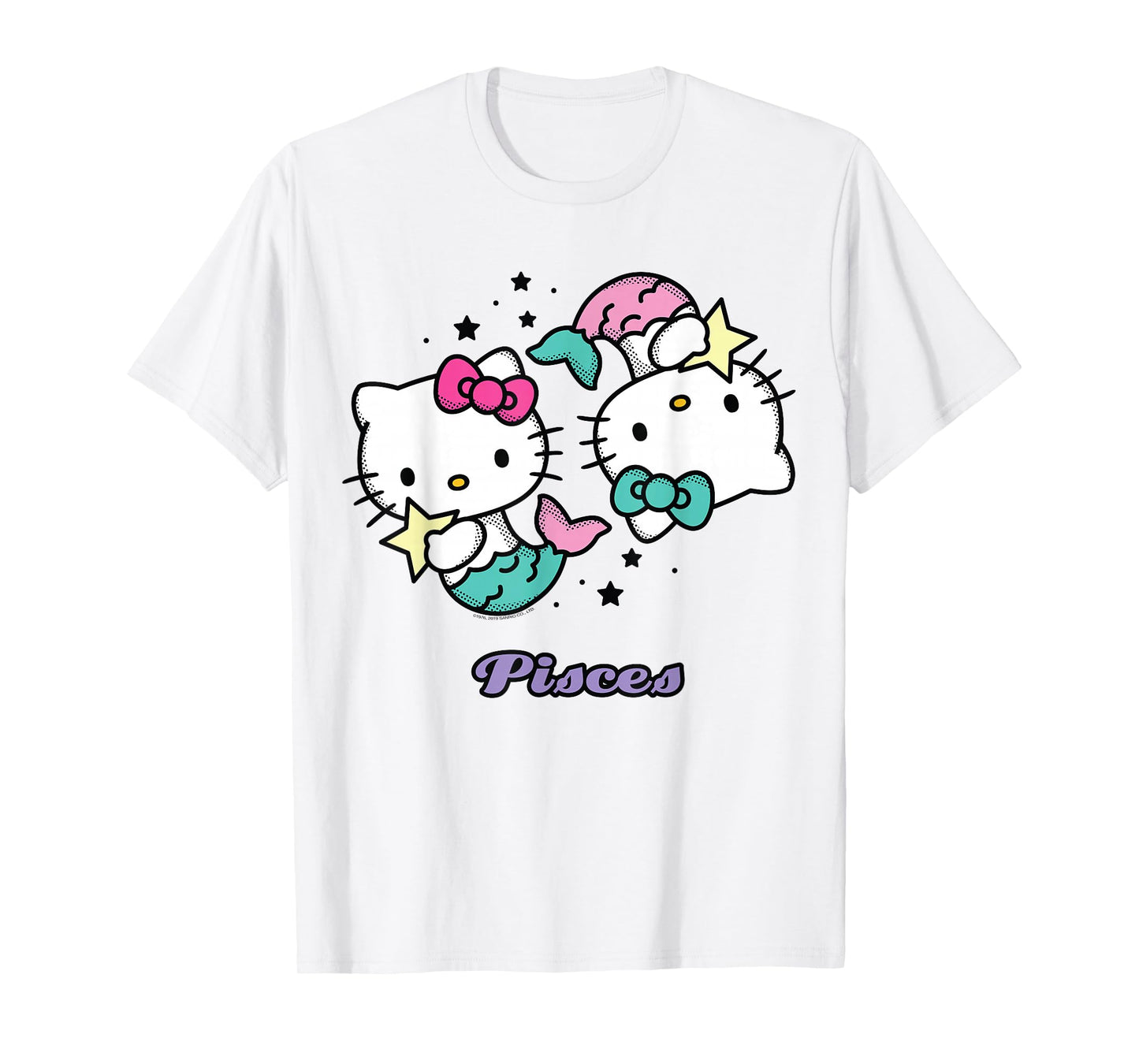 Hello Kitty Zodiac Pisces Tee Shirt T-Shirt