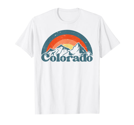Colorado Retro Mountains Nature Hiking vintage T-Shirt