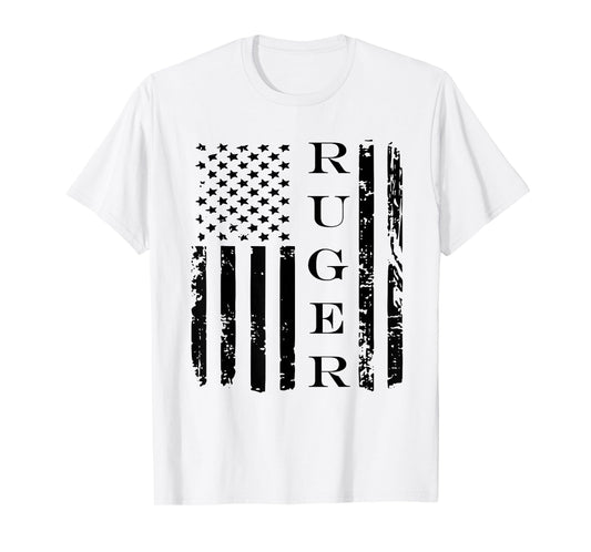 Ruger Family US USA American Flag T-Shirt
