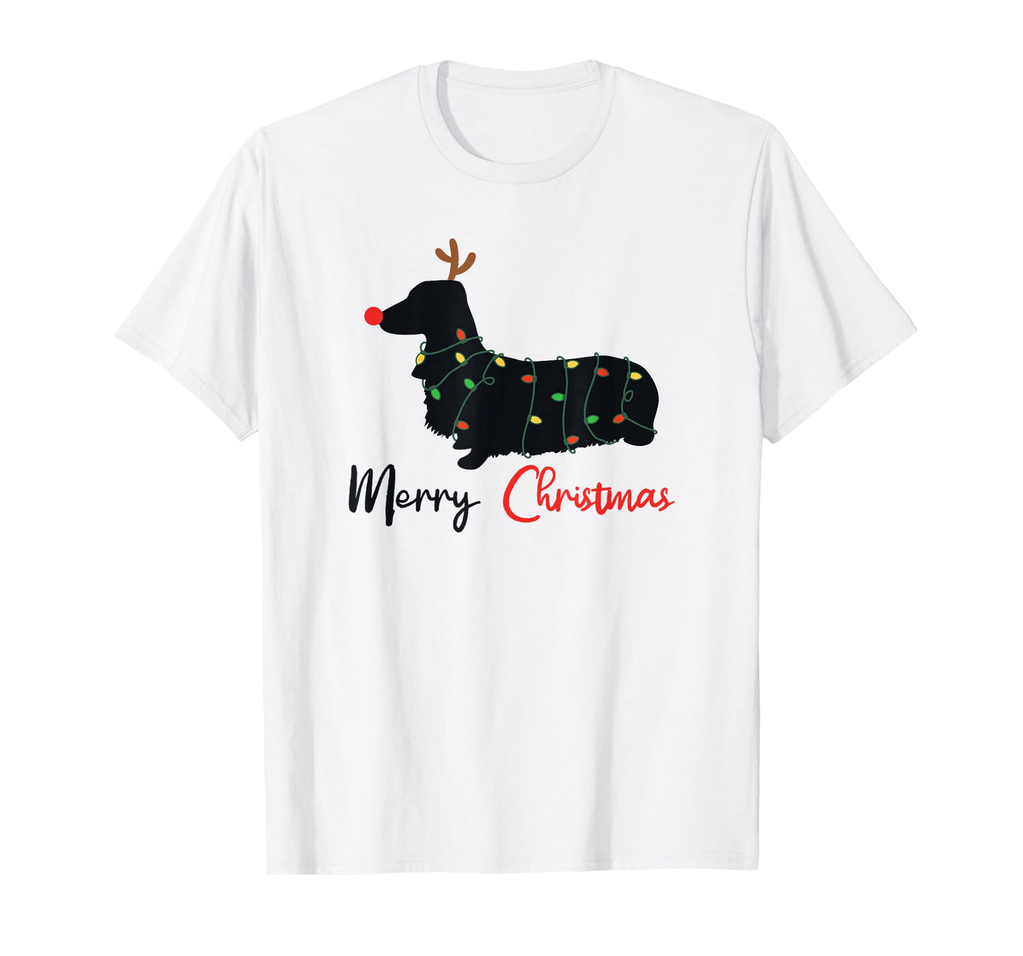 Dachshund Merry Christmas Winter Dogs Christmas T-Shirt